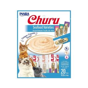 Inaba Churu Seafood Varieties Bag - 20 Tubes