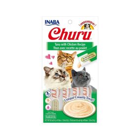 Inaba Churu Tuna With Chicken Recipe Cat Treat, 56g