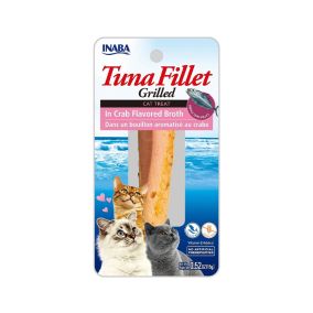 Inaba Grilled Tuna Fillet in Crab Broth Cat Treat - 15g