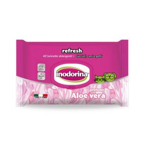 Inodorina Refresh Aloe Vera Fragrance Wipes