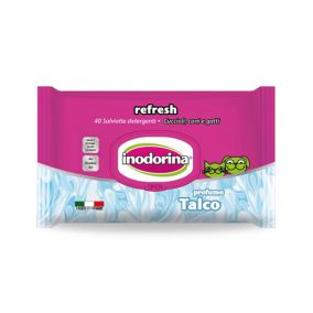 Inodorina Refresh Talcum Fragrance Wipes