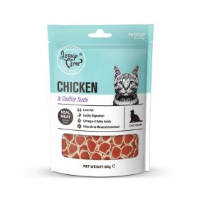 Jerky Time Chicken Jerky with Codfish Sushi Cat Treat - 80 g