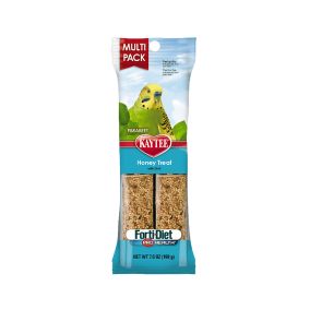 Kaytee Forti-Diet Pro Health Parakeet Honey Treat Stick Value Pack 7 oz