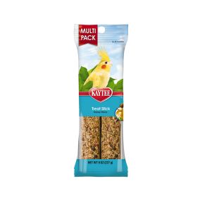 Kaytee Treat Stick Honey Flavor Multi Pack for Cockatiels, 8 oz