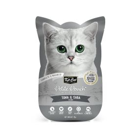 Kit Cat Petite Complete Tuna and Saba in Aspic Cat Food Pouch - 70 g