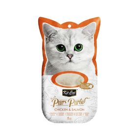 Kit Cat Purr Puree Chicken & Salmon Cat Treats - 4 x 15g