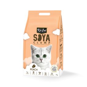 Kit Cat Soya Clump Peach Cat Litter - 7 L