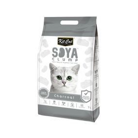 Kit Cat Soya Clumping Soybean Cat Litter - Charcoal - 7L