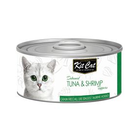 Kit Cat Tuna & Shrimp Toppers Canned Cat Food - 80g