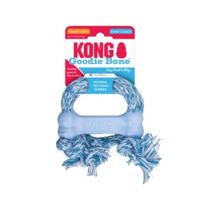 Kong Goodie Bone with Rope Dog Toy - XSmall