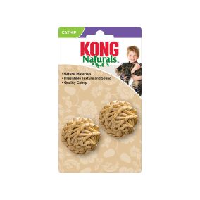 Kong Natural Straw Balls Catnip Cat Toy