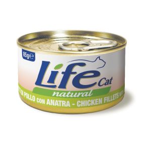 Life Cat Chicken Fillet With Duck Canned Cat Food - 85 g