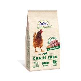 Life Cat Grain Free Chicken and Potatoes Dry Cat Food - 1.5 kg