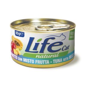 Life Cat Tuna With Mixed Fruits Canned Cat Food - 85 g