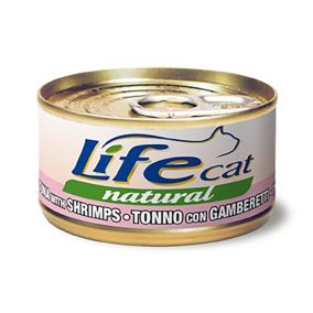 Life Cat Tuna with Shrimps Canned Cat Food - 85 g