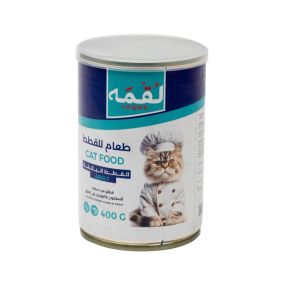 Loqma Salmon with Shrimp Chunks in Gravy Adult Canned Cat Food - 400 g