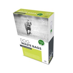 M-Pets Dog Waste Bags with Handles - 18W x 34.5H cm - 120 pcs