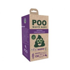 M-Pets Poo Waste Bags for Dogs - Lavender Scented