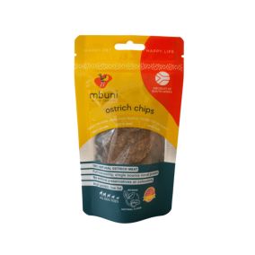 Mbuni Ostrich Chips Dog Treat - 70 g