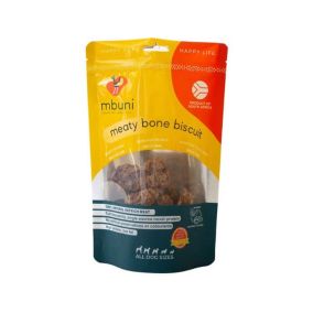 Mbuni Ostrich Meaty Bone Biscuit Dog Treat - 150 g