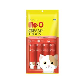 Me-O Creamy Treats Crab Flavor Cat Treat - 4 x 15 g