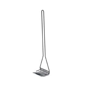 Midwest Coated Waste Rake Black