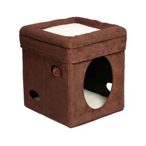 Midwest Feline Nuvo Curious Cat Cube, 16L x 16W x 17H inch