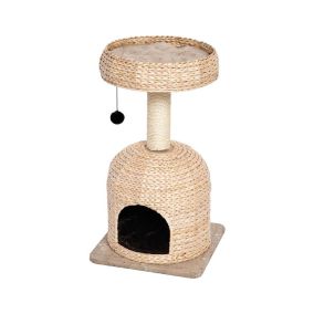 Midwest Feline Nuvo Scout Wicker Cat Furniture, 18"L x 18"W x 32"H