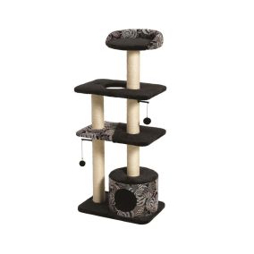 Midwest Feline Nuvo Tower Cat Furniture - 55.8L x 38W x 128.2H cm