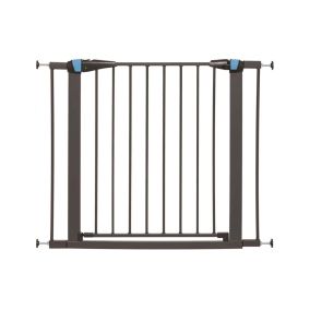 Midwest Steel Glow Stripe Pet Gate, Graphite - 2.92 x 73.66 x 74.93 cm