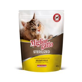 Miglior Gatto Sterilized Kibble With Delicate Chicken Dry Cat Food - 800 g