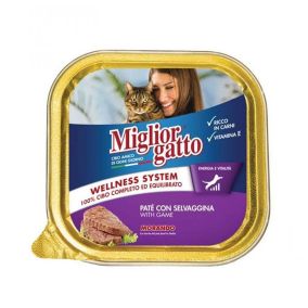 Miglior Pate with Game Wet Cat Food - 100g Pack of 12