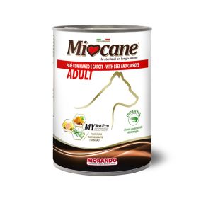 Miocane Pate with Beef and Carrots Adult Canned Dog Food - 400 g