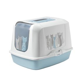 Moderna Maasai Trendy Cat Litter Box - Blue