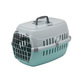 Moderna Road Runner Metal Door Pet Carrier - Aquarelle - 48.6L x 32.3W x 30.3H cm