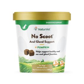 Naturvet No Scoot Anal Gland Support Dog Chew - 180 g