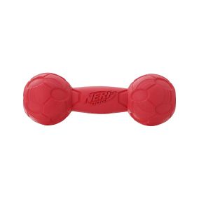 Nerf Dog Squeak Barbell, Medium