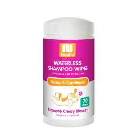 Nootie Waterless Shampoo Wipes Japanese Cherry Blossom - 70 ct 