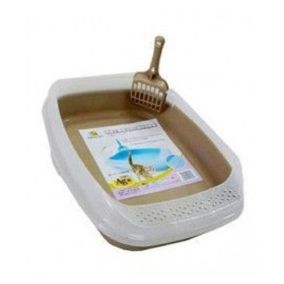 Nutra Pet Cat Toilet Little Cat Litter Box - 46L x 36.6W x 11H cm