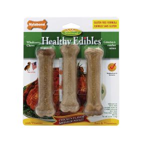 Nylabone Healthy Edibles Chicken Chew Treats, 3 Count