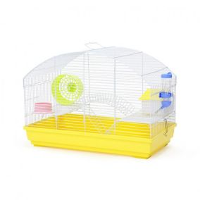 Pado Dayang Hamster Cage - Yellow - 58 x 34 x 41 cm