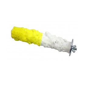 Pado Lemon and White Bird Perch - 3.5 x 19.5 cm