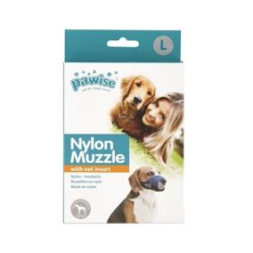 Pawise Adjustable Nylon Muzzle With Net Insert