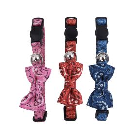 Pawise Cat Collar with Bowknot, Assorted Colors