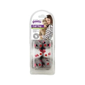 Pawise Cat Toy Pack 6 Mouse Plush