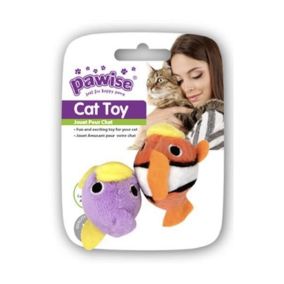 Pawise Fish Cat Toy, 2pcs