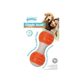 Pawise Giggle Jouet Dumbell Dog Toy