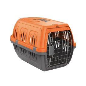 Pawise Travel Kennel Orange - 48L x 33W x 28H cm