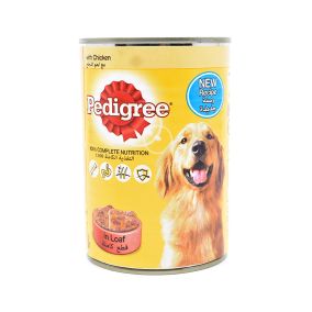 Pedigree Chicken In Loaf Canned Dog Food - 400 g - Pack of 24