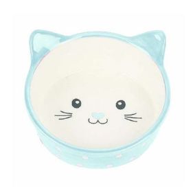 Pet Platter Polka Cat Bowl